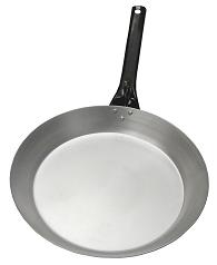 Aluminium frying pan metal handle